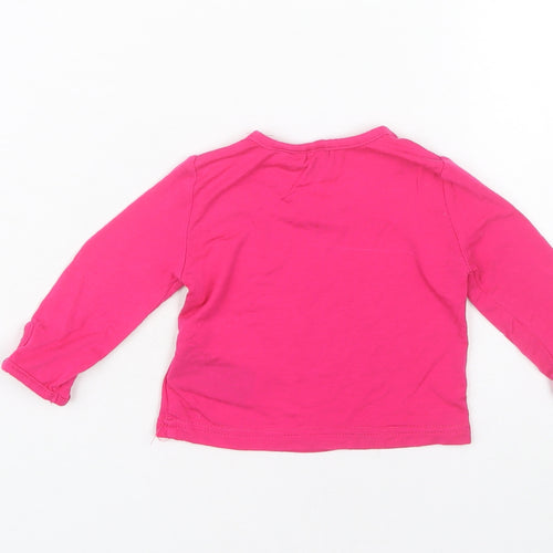 Ted Baker Unisex Baby Pink Long Sleeve T-Shirt 0-3 Months