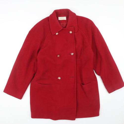 Eastex Women's Red Wool Coat Size 12