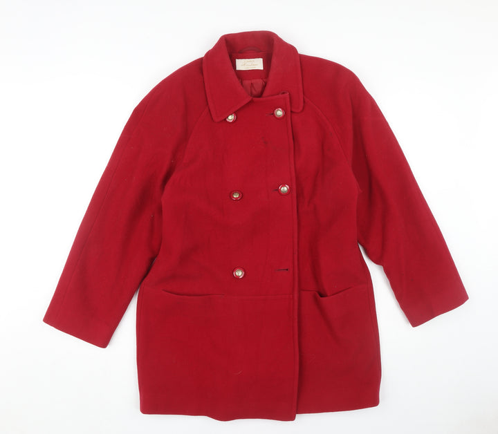 Eastex Women's Red Wool Coat Size 12