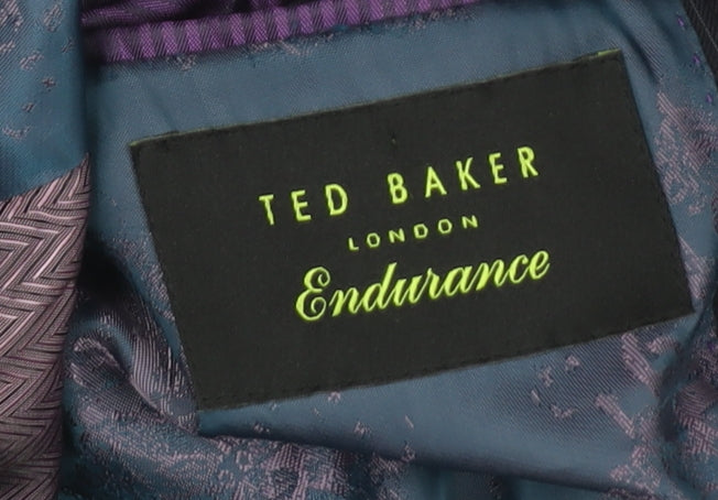 Ted Baker Men's Blue Striped Suit Jacket 36R