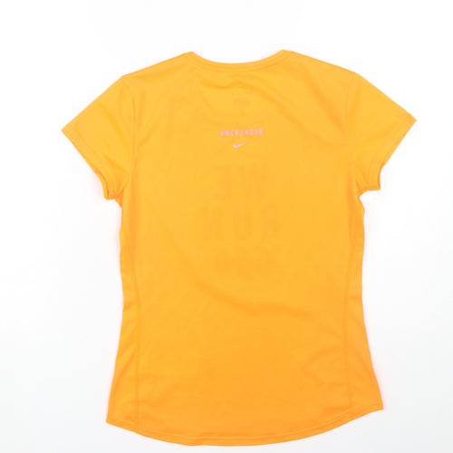 Nike Women's Orange Running T-Shirt S