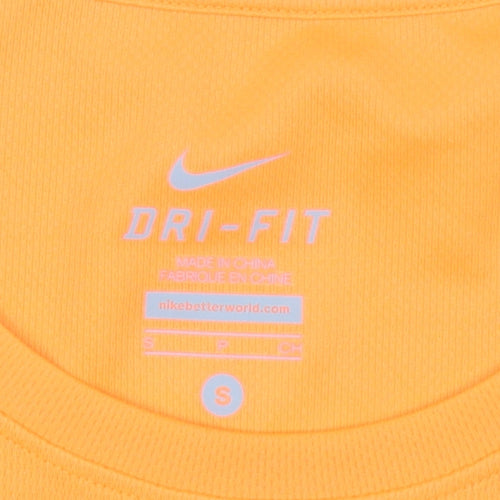 Nike Women's Orange Running T-Shirt S