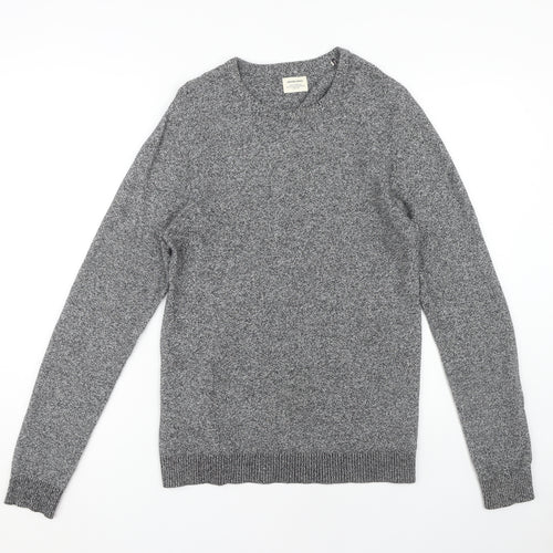 Jack & Jones Men's Grey Pullover Jumper Size S
