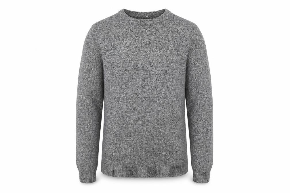 Front view of Jack & Jones Men's Grey jumper, size S