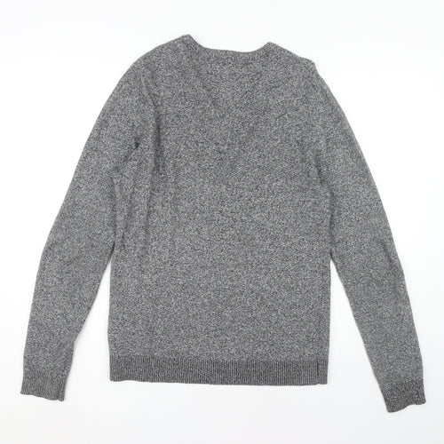 Jack & Jones Men's Grey Pullover Jumper Size S