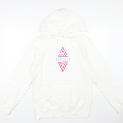 Roxy Women's White Pullover Hoodie Size S