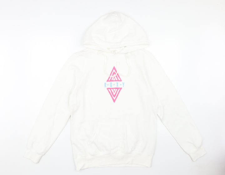 Roxy Women's White Pullover Hoodie Size S