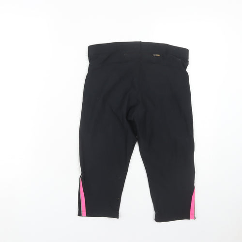 Nike Women's Black Cropped Dri-Fit Leggings M