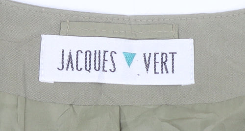 Jacques Vert Women's Green Short Sleeve Blazer Size 14