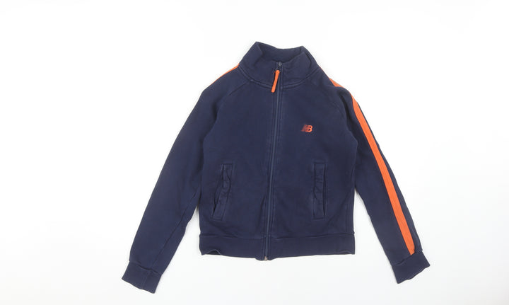 New Balance Boys Blue XS Full Zip Sweatshirt