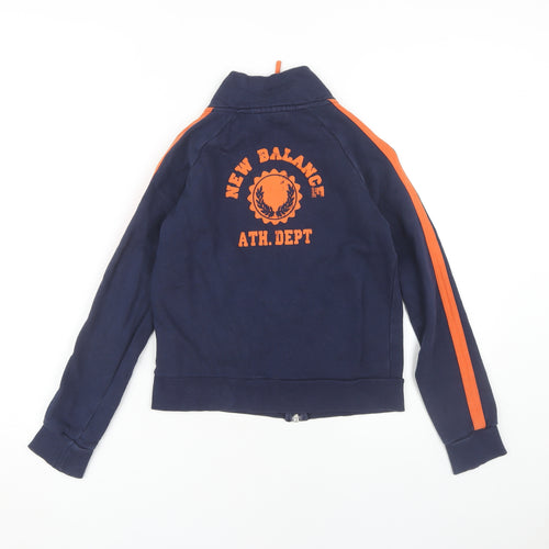 New Balance Boys Blue XS Full Zip Sweatshirt