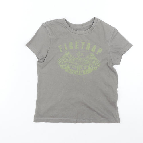 Firetrap Boys Grey Graphic Print T-Shirt 5-6 Years