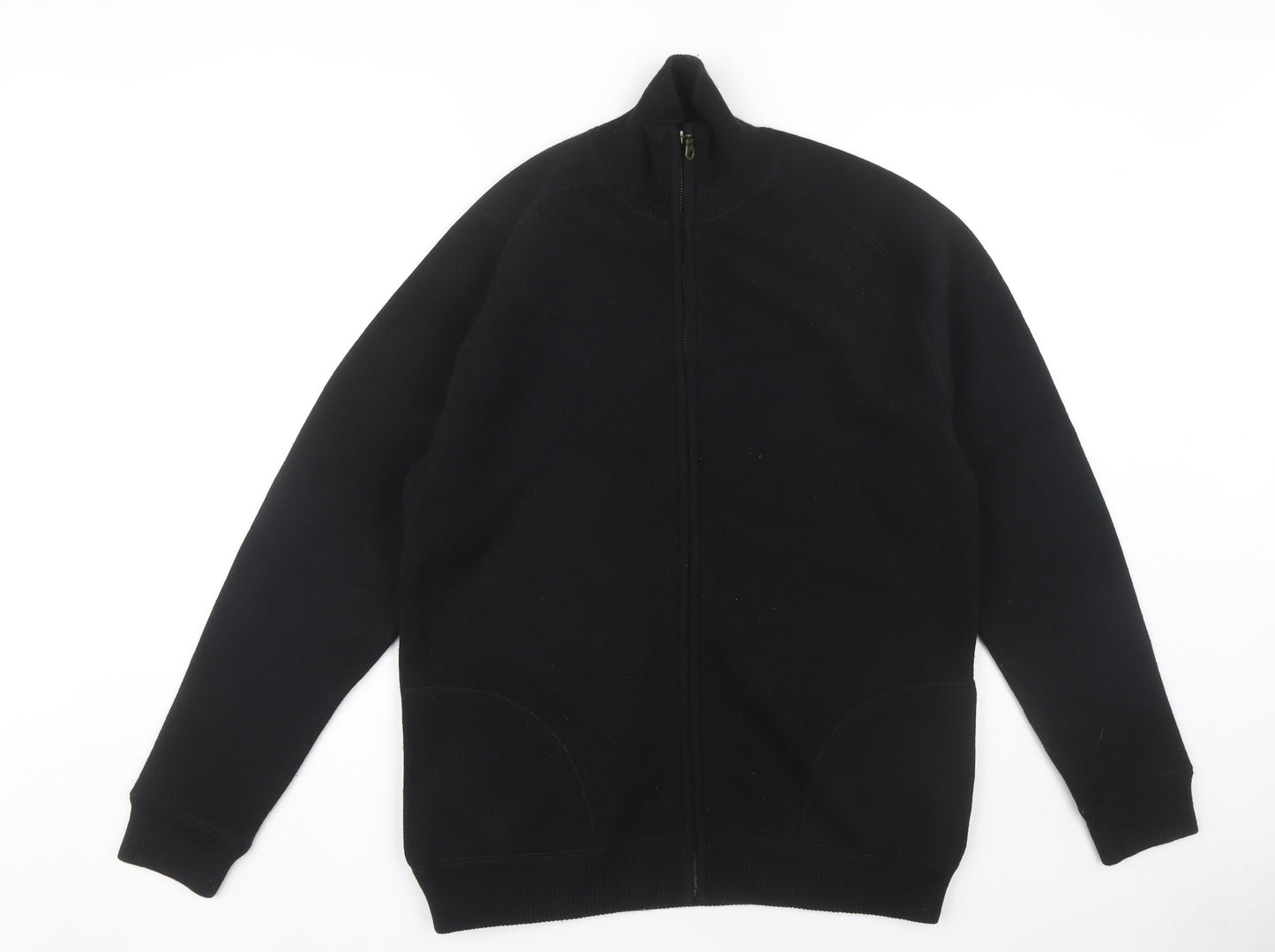 Great Plains Men's Black Full Zip Jumper L