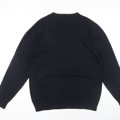 Next Men's Black XL V-Neck Pullover Jumper