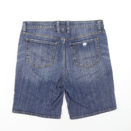 JCP Women's Blue Bermuda Shorts, Size 4, Casual Comfort