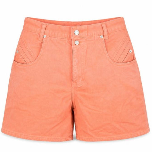 Jordache Orange High-Rise Chino Women's Shorts Size 8