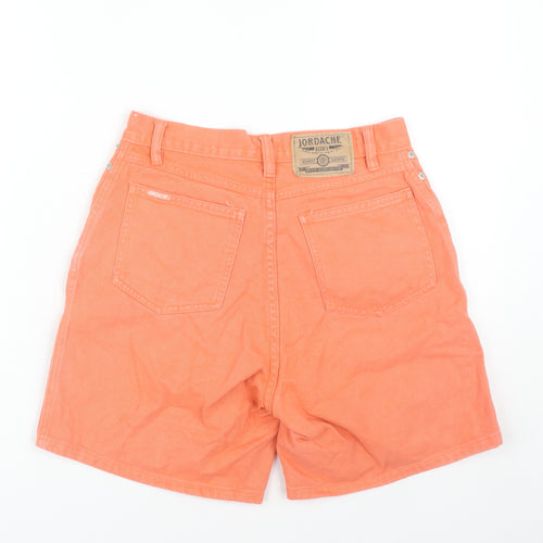 Jordache Orange High-Rise Chino Women's Shorts Size 8