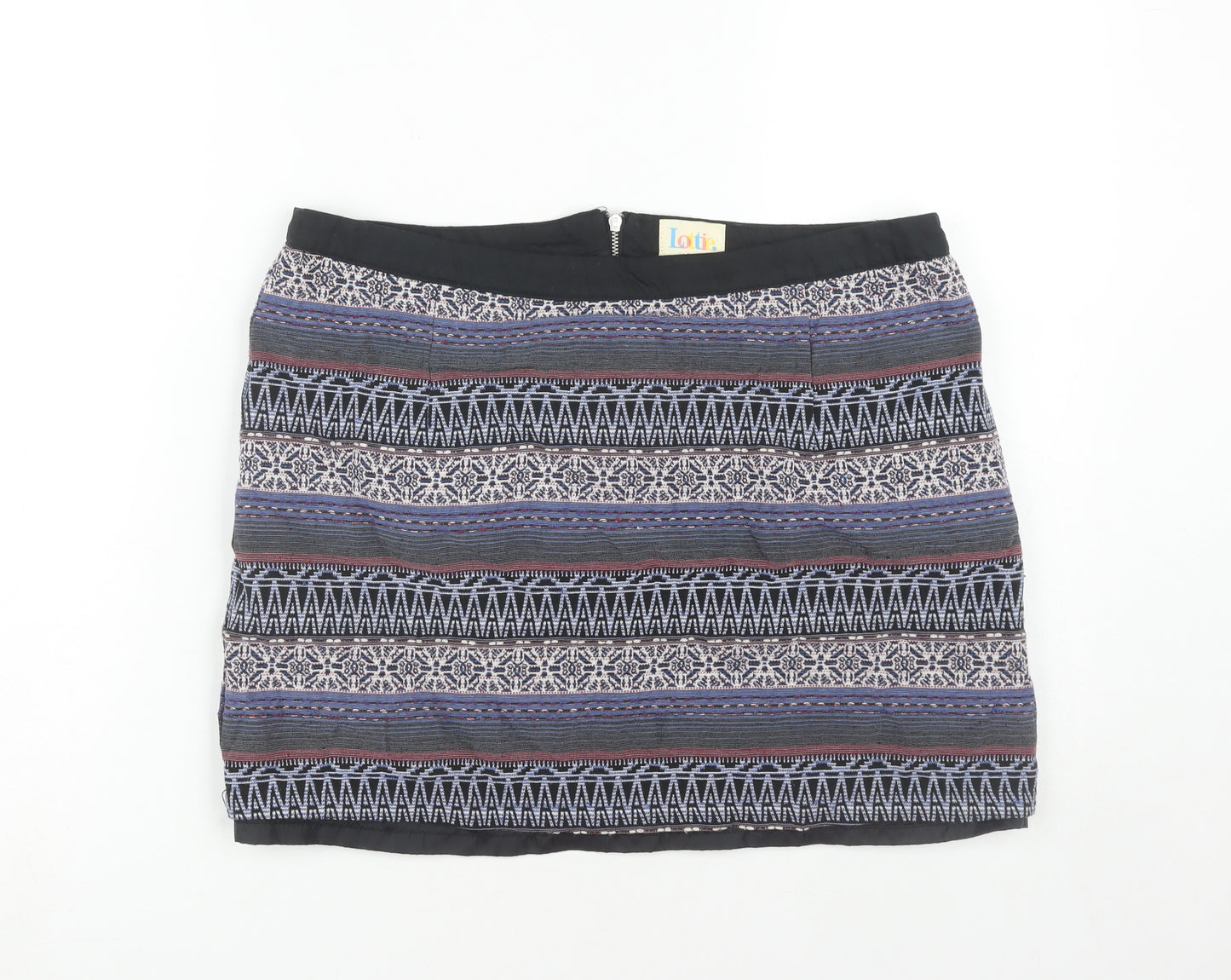 Lottie Women's Geometric Skirt, Size 14, Multicoloured