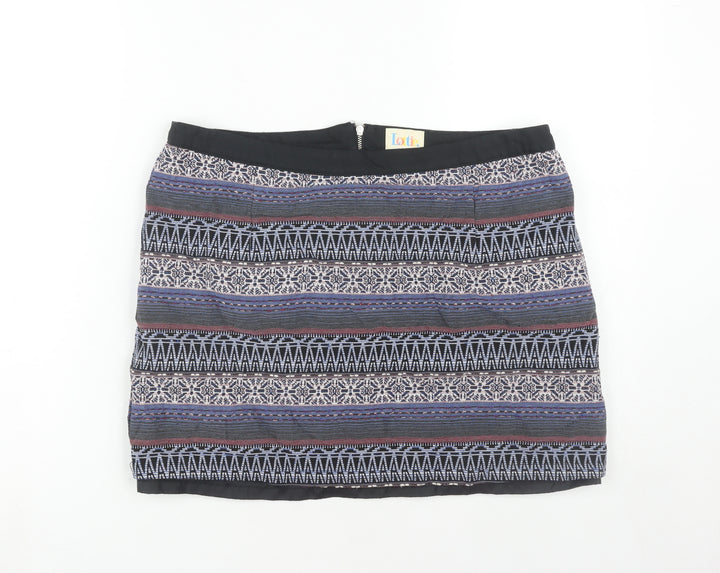 Lottie Women's Geometric Skirt, Size 14, Multicoloured