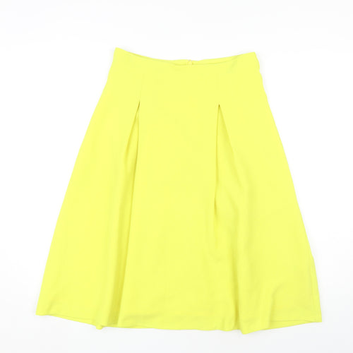 Miss Selfridge Women’s Yellow Zip Skirt Size 8