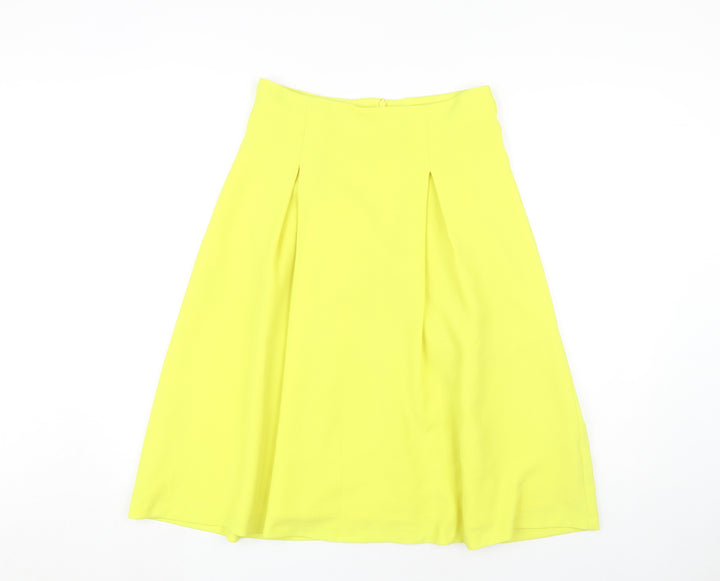 Miss Selfridge Women’s Yellow Zip Skirt Size 8