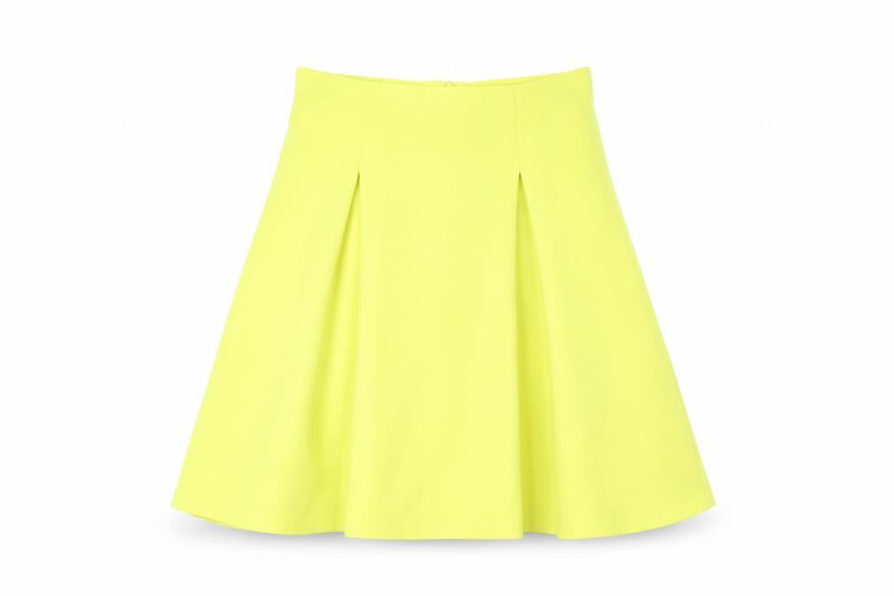 Miss Selfridge Women’s Yellow Zip Skirt Size 8