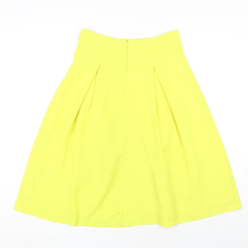 Miss Selfridge Women’s Yellow Zip Skirt Size 8
