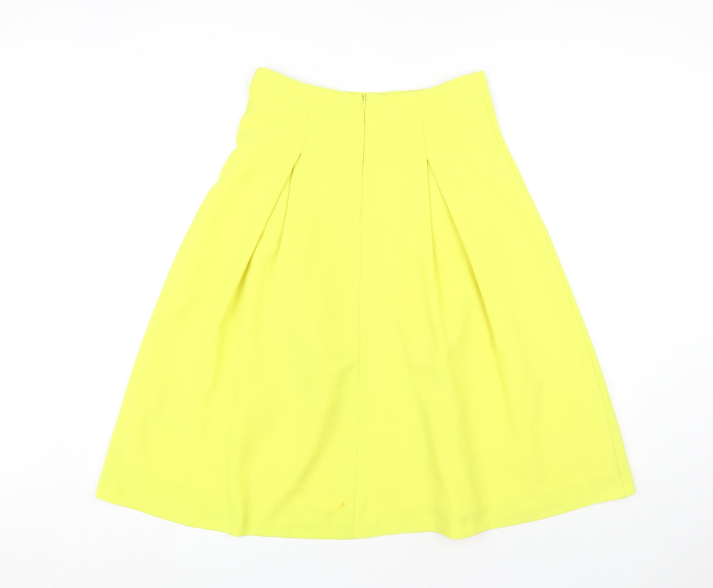 Miss Selfridge Women’s Yellow Zip Skirt Size 8