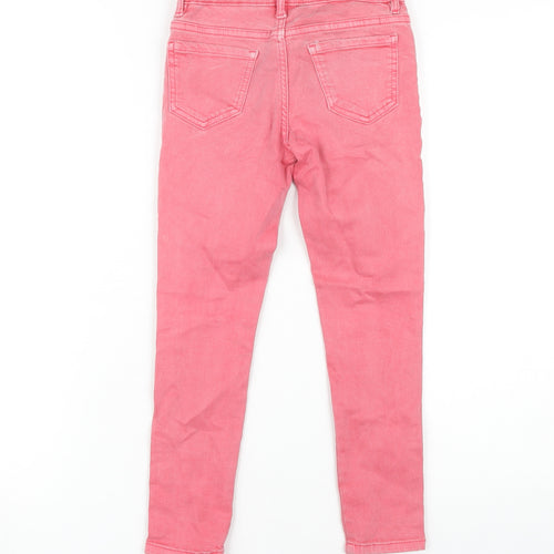 Marks and Spencer Girls Pink Skinny Jeans 7-8 Years