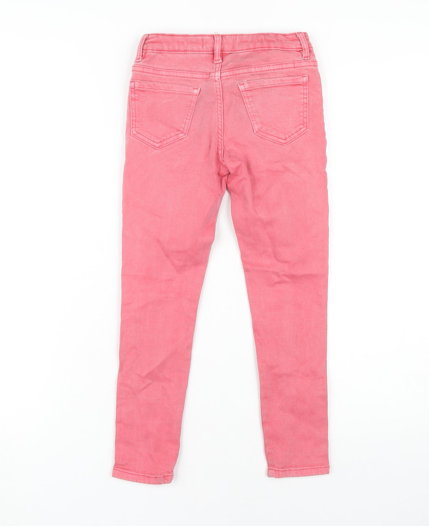 Marks and Spencer Girls Pink Skinny Jeans 7-8 Years