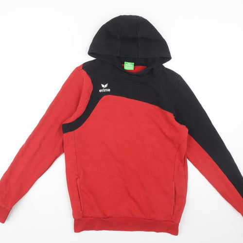 Erima Boys Red & Black Pullover Hoodie 13-14 Years