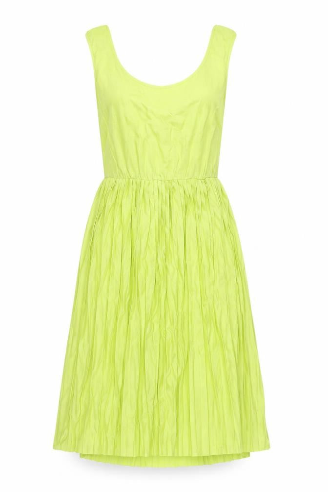 Marks and Spencer Women's Green Dress, Size 8, Sleeveless