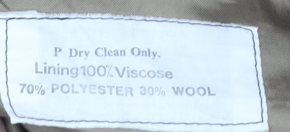 International by Tergan Men's Brown Blazer 42L Jacket