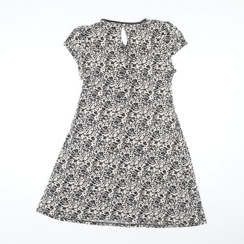 Next Ladies Grey Animal Print Dress Size 14