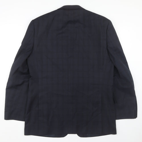 Daniel Hechter Men's Blue Check Blazer, 42