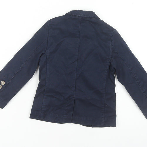Next Boys Blue Cotton Blazer 3 Years