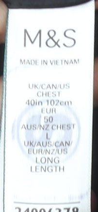 Marks and Spencer Men's Black Tuxedo Blazer 40L