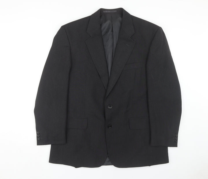 Simon Taylor Men’s Black Suit Jacket 42 Short
