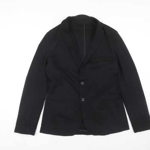 Burton Mens Black Blazer 42R Regular Formal