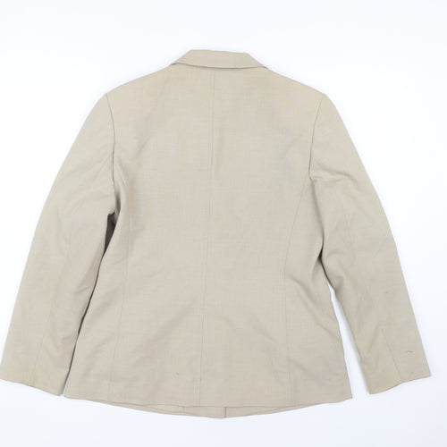 Anne Brooks Women's Beige Petite Blazer Size 12