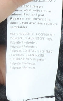 River Island Women's Black Check Shift Dress Size 14