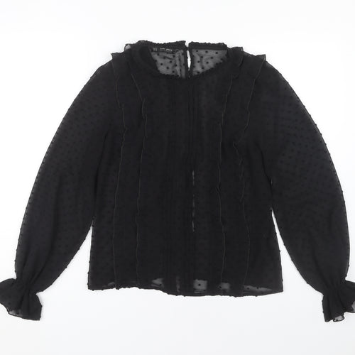 ZARA Women's Black Long Sleeve Blouse S