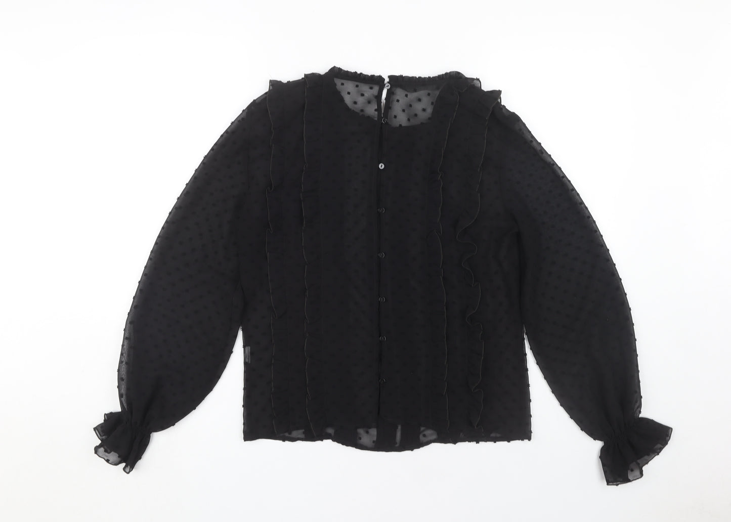 ZARA Women's Black Long Sleeve Blouse S