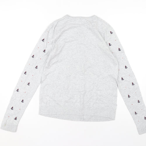 Heyton Women's Grey Buttoned Cardigan Size 10