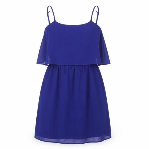 Mango Women's Blue Slip Dress, Size 6, Casual Wear
