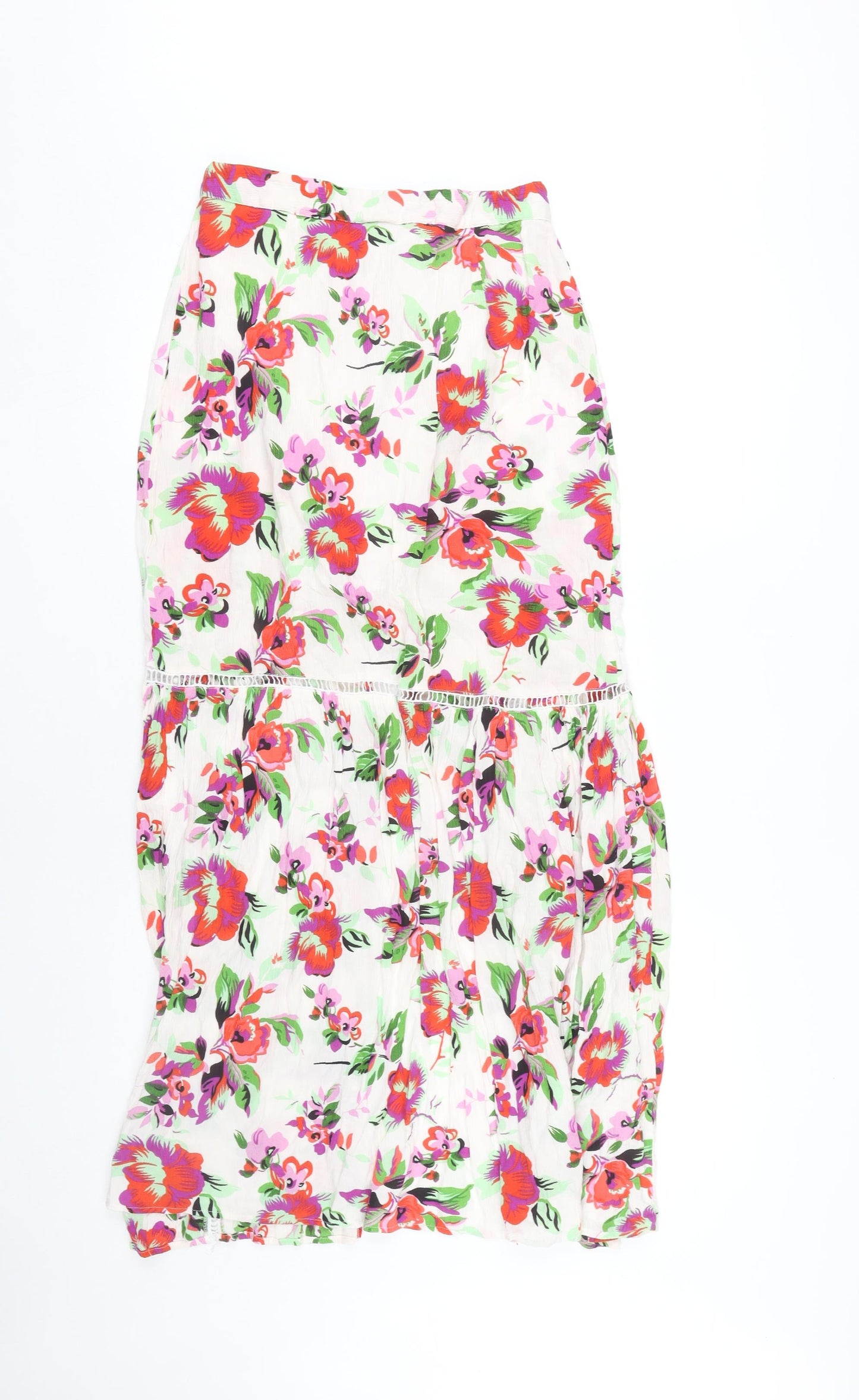 ASOS Women’s Multicoloured Floral Peasant Skirt Size 8