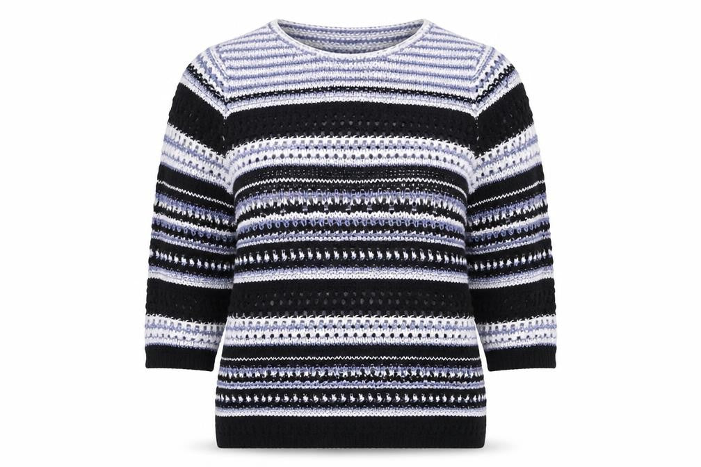 Front view of Barbara Lebek Women's Multicoloured Jumper, size 12