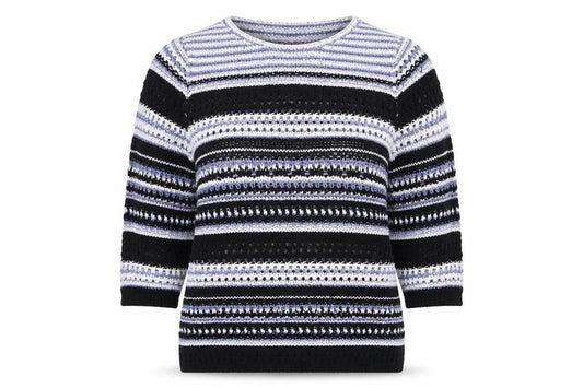 Front view of Barbara Lebek Women's Multicoloured Jumper, size 12