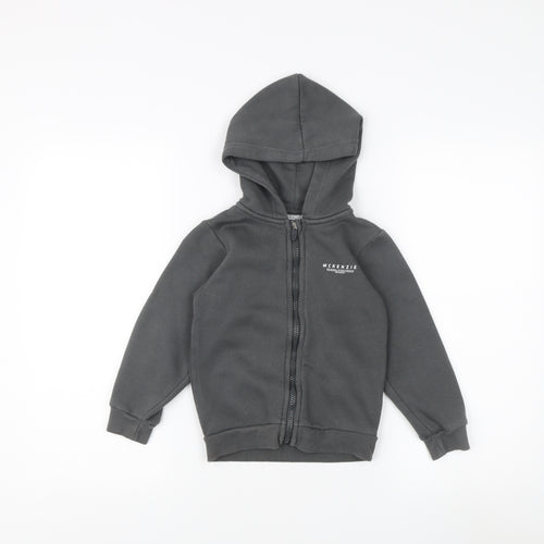 McKenzie Boys Grey Full Zip Hoodie 6-7 Years