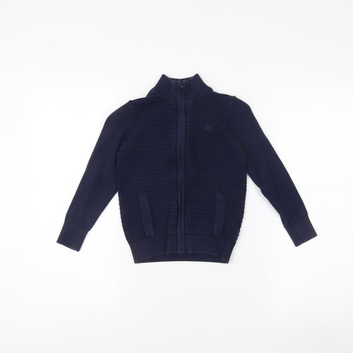 Jasper Conran Boys Blue Cotton Jacket Size 5-6 Years